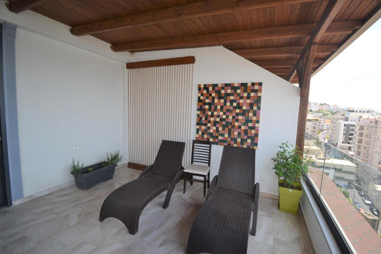 Luxury Penthouse B&E Daire Saranda Dış mekan fotoğraf