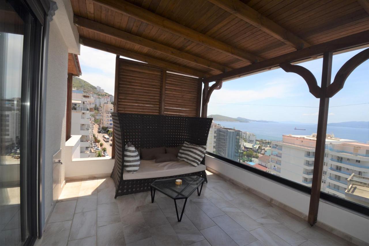 Luxury Penthouse B&E Daire Saranda Dış mekan fotoğraf