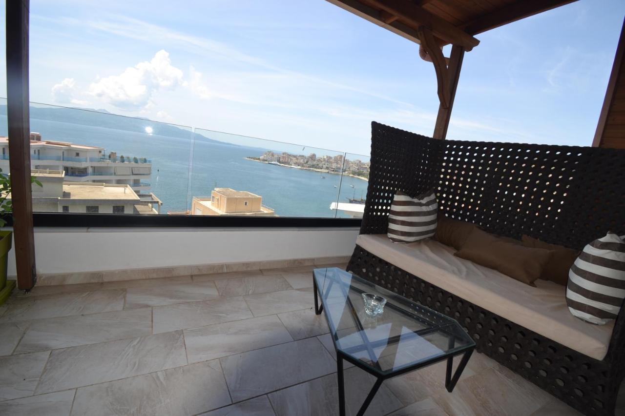Luxury Penthouse B&E Daire Saranda Dış mekan fotoğraf