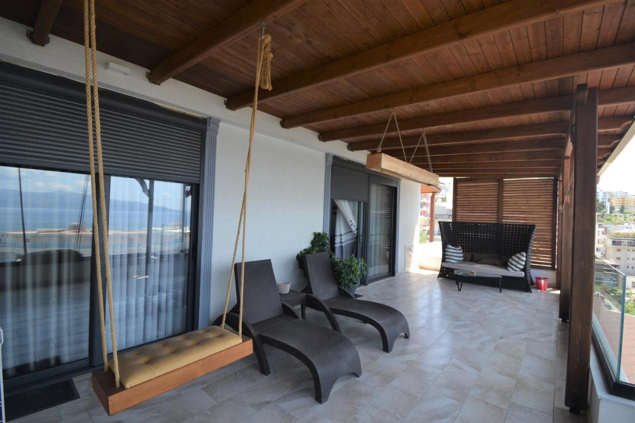 Luxury Penthouse B&E Daire Saranda Dış mekan fotoğraf
