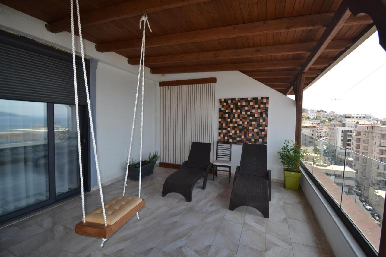 Luxury Penthouse B&E Daire Saranda Dış mekan fotoğraf